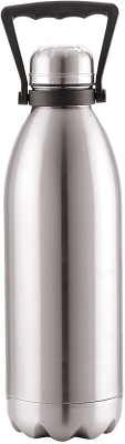 Flipkart SmartBuy Stainless Steel Thermosteel Vacuum Insulated Flask Hot and Cold Water Bottle 1500 ml Flask(Pack of 1, Silver, Clear, Steel)