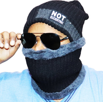 Aseenaa Woven Beanie Cap(Pack of 2)