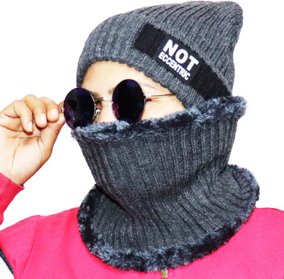 Aseenaa Woven Beanie Cap(Pack of 2)