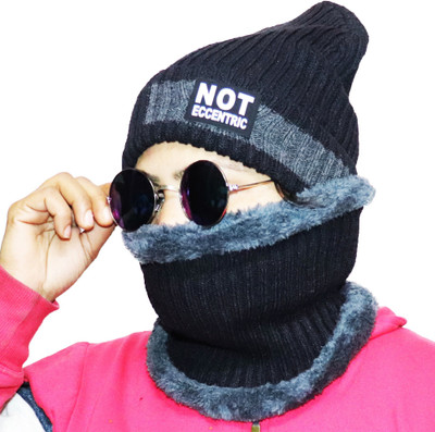 Aseenaa Woven Beanie Cap(Pack of 2)