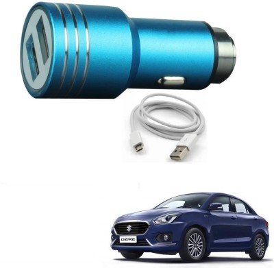 AuTO ADDiCT 17 W Turbo Car Charger(Blue, With USB Cable)