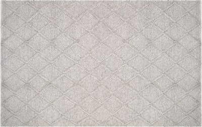 Savon Grey Wool Area Rug(5 ft,  X 8 ft, Rectangle)