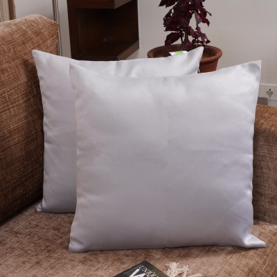 HOMEMONDE Polyester Cushions Cover(Pack of 2, 50 cm*50 cm, White)