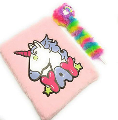 Tera13 unicorn A5 Diary ruled 80 Pages(Multicolor, Pack of 2)