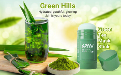 MYEONG ULTRA CLEASING FACE AND ULTRA GLOWING FACE GREEN STICK MASK(40 g)