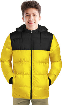 TRIPR Boys Colorblock Puffer Jacket For Rs. 399 @ 80% off