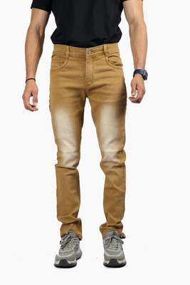 buaGi collection Regular Men Yellow Jeans