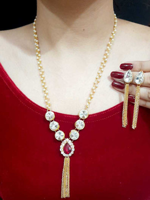 CATALYST Alloy Gold-plated Multicolor Jewellery Set(Pack of 1)