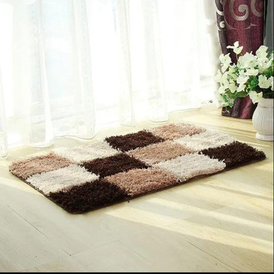 Narmis Microfiber Floor Mat(Multicolor, Medium)
