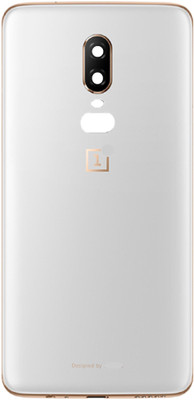 Kraze4blaze OnePlus 6 Back Panel(White)