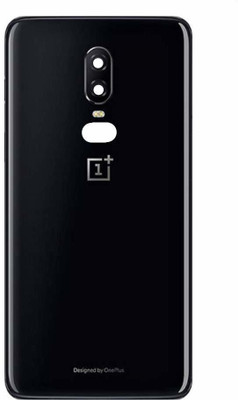 Sandreezz OnePlus 6 Back Panel(Black)