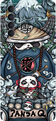 Mclaxa Mclaxa Oppo Reno 4Pro mobile back skin, Ninja Panda, Oppo Reno 4Pro Mobile Skin(Ninja Panda Skin With Super Matte Finish)