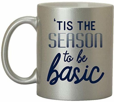 SNV Funnys-Tis The Season to Be Basic Coffee-Cute 11oz Cup, Best Friend2233 Ceramic Coffee Mug(350 ml)