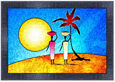 pnf Digital Reprint 10.5 inch x 13.5 inch Painting(With Frame)
