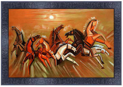 pnf Digital Reprint 10.5 inch x 13.5 inch Painting(With Frame)