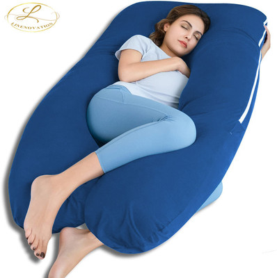 EVOL Upgrade Model Pregnancy Pillow Microfibre Solid Pregnancy Pillow Pack of 1(Royal Blue)