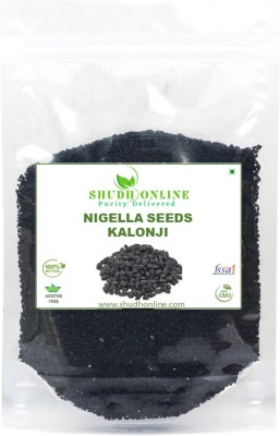 Shudh Online Nigella Seeds, Kalonji Black Seeds Packet Organic Hair, Nigella Sativa Mangraila Seed(100 g)