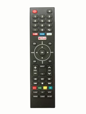 LipiWorld Led LCD Remote with Netflix YouTube Hotstar Function Compatible for  Lloyd Remote Controller(Black)