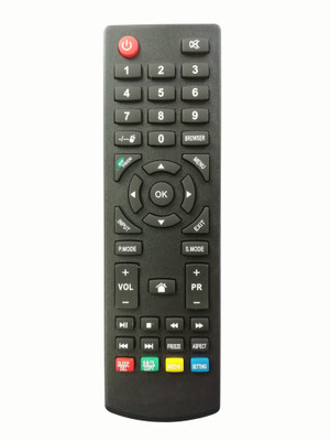 LipiWorld LCD LED Smart HD TV Eco Vision Remote Control Compatible for  Kodak Remote Controller(Black)