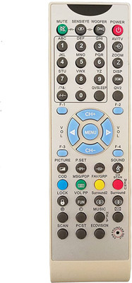 BhalTech S-209 Universal All Most  TV Compatible with  VIDEOCON Remote Controller(Gray)
