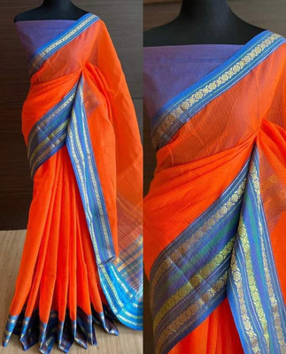 SANJAY GANGWANI Self Design Banarasi Net Saree(Red)