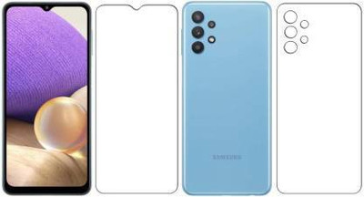 PONDRIK Front and Back Screen Guard for Samsung Galaxy A32 5G(Pack of 2)