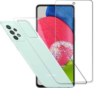 PONDRIK Front and Back Screen Guard for Samsung Galaxy A52s 5G(Pack of 2)