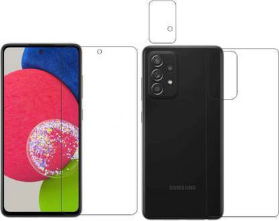 PONDRIK Front and Back Screen Guard for Samsung Galaxy A52s 5G(Pack of 3)