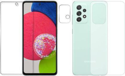 PONDRIK Front and Back Screen Guard for Samsung Galaxy A52s 5G(Pack of 3)