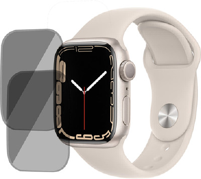 XAZE Screen Guard for Apple Watch Series 7 GPS (41mm) Smart Watch(Pack of 2)
