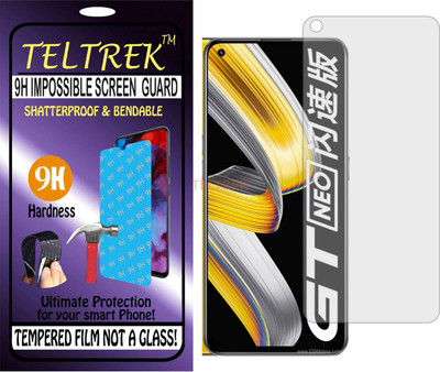 TELTREK Tempered Glass Guard for REALME GT NEO FLASH RMX 3031 (Flexible Shatterproof)(Pack of 1)