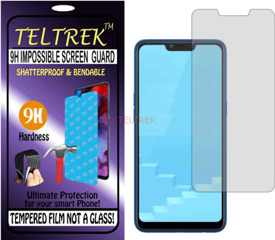 TELTREK Tempered Glass Guard for RMX1811 (REALME C1) (Flexible Shatterproof)(Pack of 1)
