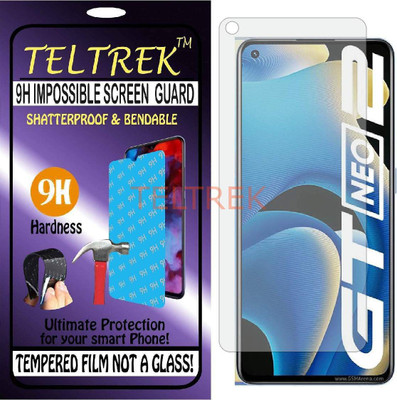 TELTREK Tempered Glass Guard for REALME RMX3370 (Flexible Shatterproof)(Pack of 1)