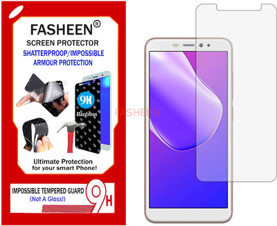 Fasheen Tempered Glass Guard for ITEL S42 (Flexible Shatterproof)(Pack of 1)