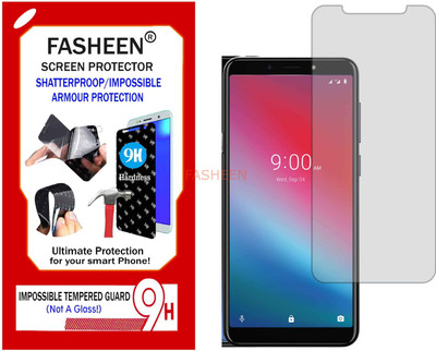Fasheen Tempered Glass Guard for LAVA Z52 PRO (Flexible Shatterproof)(Pack of 1)