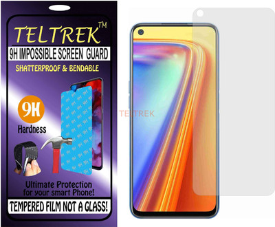 TELTREK Tempered Glass Guard for RMX2151 (REALME 7) (Flexible Shatterproof)(Pack of 1)