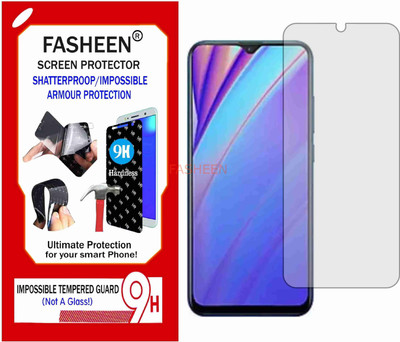 Fasheen Tempered Glass Guard for INFINIX HOT 10 LITE (Flexible Shatterproof)(Pack of 1)