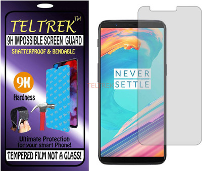 TELTREK Tempered Glass Guard for ONEPLUS 5T (Flexible Shatterproof)(Pack of 1)