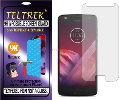 TELTREK Tempered Glass Guard for MOTOROLA XT1710 (MOTO Z2 PLAY) (Flexible Shatterproof)(Pack of 1)