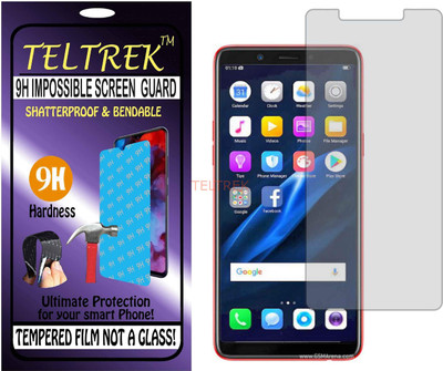 TELTREK Tempered Glass Guard for OPPO F7 YOUTH (Flexible Shatterproof)(Pack of 1)