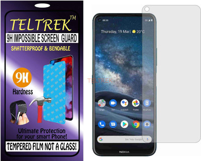 TELTREK Tempered Glass Guard for NOKIA 8V 5G UW (Flexible Shatterproof)(Pack of 1)