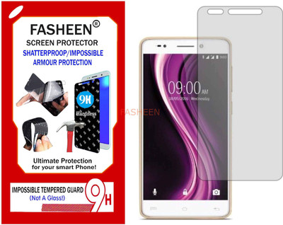 Fasheen Tempered Glass Guard for LAVA X81 GOLD VOLTE (Flexible Shatterproof)(Pack of 1)