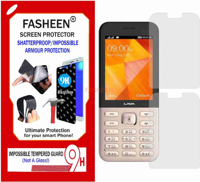 Fasheen Tempered Glass Guard for LAVA GEM (Flexible Shatterproof)(Pack of 1)