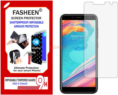 Fasheen Tempered Glass Guard for INTEX INFIE 77 (Flexible Shatterproof)(Pack of 1)