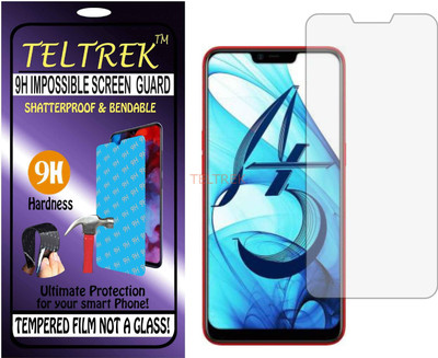 TELTREK Tempered Glass Guard for OPPO A5 (Flexible Shatterproof)(Pack of 1)