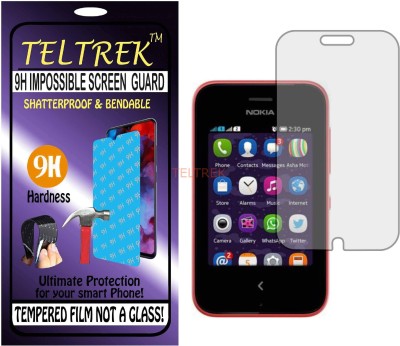 TELTREK Tempered Glass Guard for NOKIA ASHA 230 (Flexible Shatterproof)(Pack of 1)