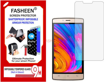 Fasheen Tempered Glass Guard for INTEX AQUA CLASSIC (Flexible Shatterproof)(Pack of 1)