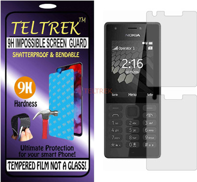 TELTREK Tempered Glass Guard for NOKIA 216 DUAL SIM (Flexible Shatterproof)(Pack of 1)