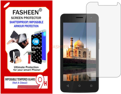 Fasheen Tempered Glass Guard for IVOOMI ME4 (Flexible Shatterproof)(Pack of 1)