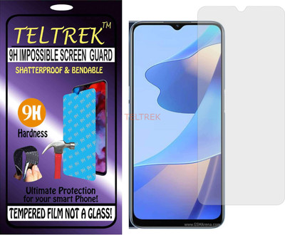 TELTREK Tempered Glass Guard for OPPO A16 CPH2269 (Flexible Shatterproof)(Pack of 1)